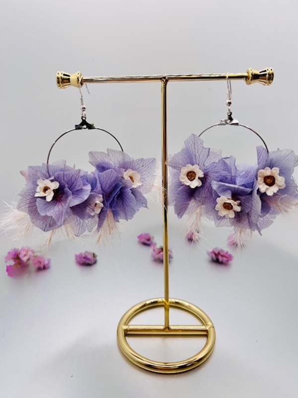 BOUCLES FLORALES PARME